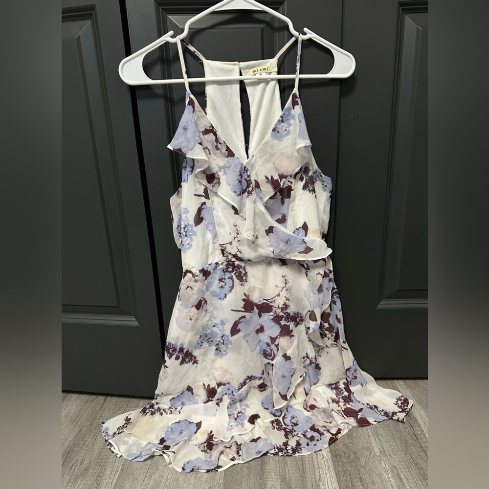 Miami faux wrap dress